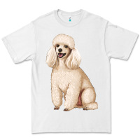 White standart poodle Premium Tee - Artiststas