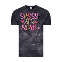 Cloud Black sassy little soul Vintage Tee - MaliasSmallBusiness