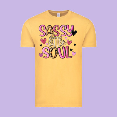 Sassy Little Soul Vintage Tee Designed By Maliassmallbusiness