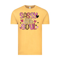 Vintage Mustard sassy little soul Vintage Tee - MaliasSmallBusiness