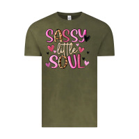 Vintage Olive sassy little soul Vintage Tee - MaliasSmallBusiness