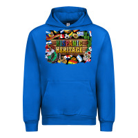 Cobalt hispanic heritage flags Urban Hoodie - BundleAndBundleShop