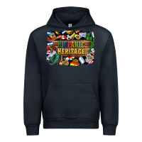Navy hispanic heritage flags Urban Hoodie - BundleAndBundleShop