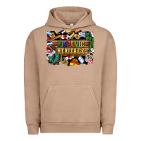 Pigment Burro hispanic heritage flags Urban Hoodie - BundleAndBundleShop
