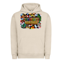 Pigment French Oak hispanic heritage flags Urban Hoodie - BundleAndBundleShop