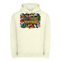 Pigment Pistachio hispanic heritage flags Urban Hoodie - BundleAndBundleShop
