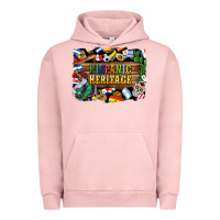 Pigment Salmon hispanic heritage flags Urban Hoodie - BundleAndBundleShop