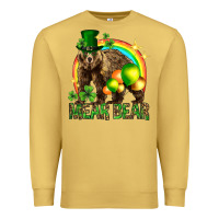 Antique Gold St. Patrick's Day mear bear Premium Sweatshirt - HowdyJamesFarm