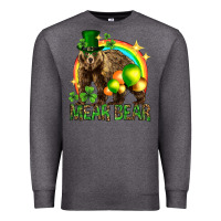 Charcoal Heather St. Patrick's Day mear bear Premium Sweatshirt - HowdyJamesFarm