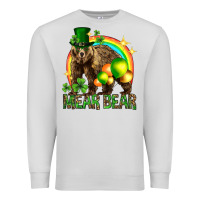 Dove Grey St. Patrick's Day mear bear Premium Sweatshirt - HowdyJamesFarm