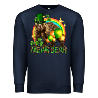 Navy St. Patrick's Day mear bear Premium Sweatshirt - HowdyJamesFarm
