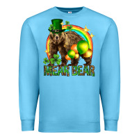 Ocean Blue St. Patrick's Day mear bear Premium Sweatshirt - HowdyJamesFarm