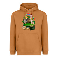 St. Patrick's Day Animal Truck Heavyweight Hoodie | Teevron