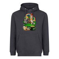 Smoke St. Patrick's Day animal truck Heavyweight Hoodie - CowGirlArtShop