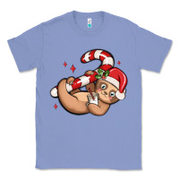 Colony Blue cute christmas sloth Classic Tee - MaliasSmallBusiness