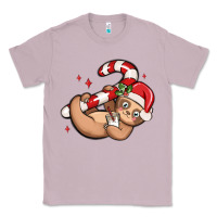 Lilac cute christmas sloth Classic Tee - MaliasSmallBusiness