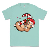 Seafoam cute christmas sloth Classic Tee - MaliasSmallBusiness