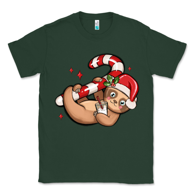 Cute Christmas Sloth Classic Tee by MaliasSmallBusiness | Teevron