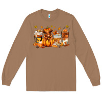 Toasted Coconut Fall Autumn cow pumpkin coffee cups Long Sleeve Tee - RanaPortraitStore