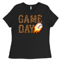 Black game day baseball Ladies Tee - JahusDesignShop