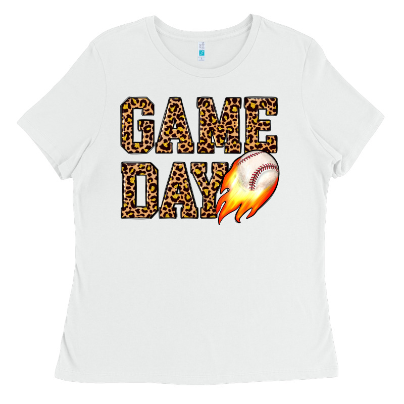 Game Day Baseball Ladies Tee by JahusDesignShop | Teevron