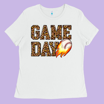 Game Day Baseball Ladies Tee Designed By Jahusdesignshop