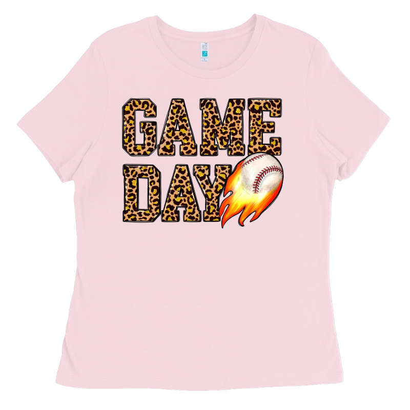 Game Day Baseball Ladies Tee by JahusDesignShop | Teevron