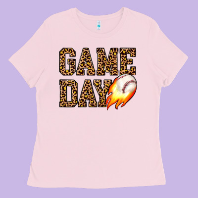 Game Day Baseball Ladies Tee Designed By Jahusdesignshop