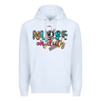 White nurse on duty Premium Hoodie - CowGirlArtShop