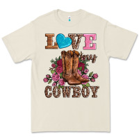 Bone valentines day love my cowboy Premium Tee - AdoDesignShop