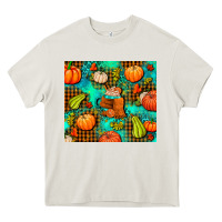 Cream pumpkin spice and pumpkin Heavy Core Tee - AdoDesignShop