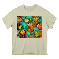 Mossy pumpkin spice and pumpkin Heavy Core Tee - AdoDesignShop