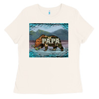 Bone papa bear tumbler Ladies Tee - Artiststas