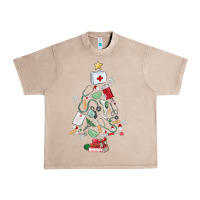 French Oak nurse christmas tree Urban Heavy Tee - MaliasSmallBusiness