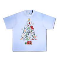 Grape Ice nurse christmas tree Urban Heavy Tee - MaliasSmallBusiness
