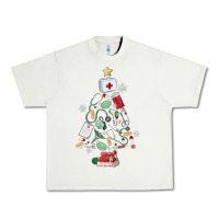 Pistachio nurse christmas tree Urban Heavy Tee - MaliasSmallBusiness