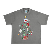 Tornado nurse christmas tree Urban Heavy Tee - MaliasSmallBusiness