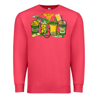 Cardinal St. Patrick's Day Nurse coffee cups Premium Sweatshirt - HowdyJamesFarm