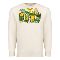 Sandshell St. Patrick's Day Nurse coffee cups Premium Sweatshirt - HowdyJamesFarm