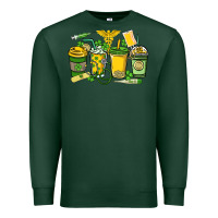 Sports Green St. Patrick's Day Nurse coffee cups Premium Sweatshirt - HowdyJamesFarm