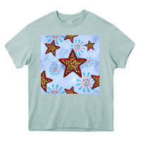 Arona 4th of july leopard star seamless pattern Heavy Core Tee - BundleAndBundleShop