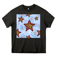 Asphalt 4th of july leopard star seamless pattern Heavy Core Tee - BundleAndBundleShop