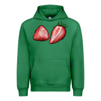 Emerald strawberries Urban Hoodie - BundleAndBundleShop