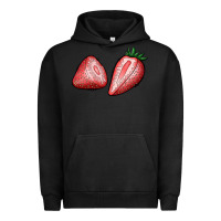 Pigment Black strawberries Urban Hoodie - BundleAndBundleShop