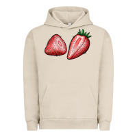Pigment French Oak strawberries Urban Hoodie - BundleAndBundleShop