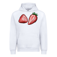 White strawberries Urban Hoodie - BundleAndBundleShop