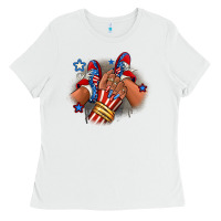 White America afro girl sneakers Ladies Tee - RanaPortraitStore