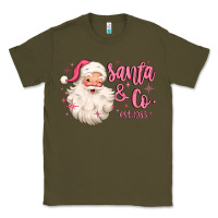 Army Green santa and co Classic Tee - MaliasSmallBusiness