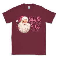 Burgundy santa and co Classic Tee - MaliasSmallBusiness