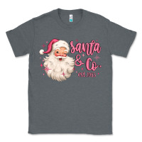 Charcoal Heather santa and co Classic Tee - MaliasSmallBusiness